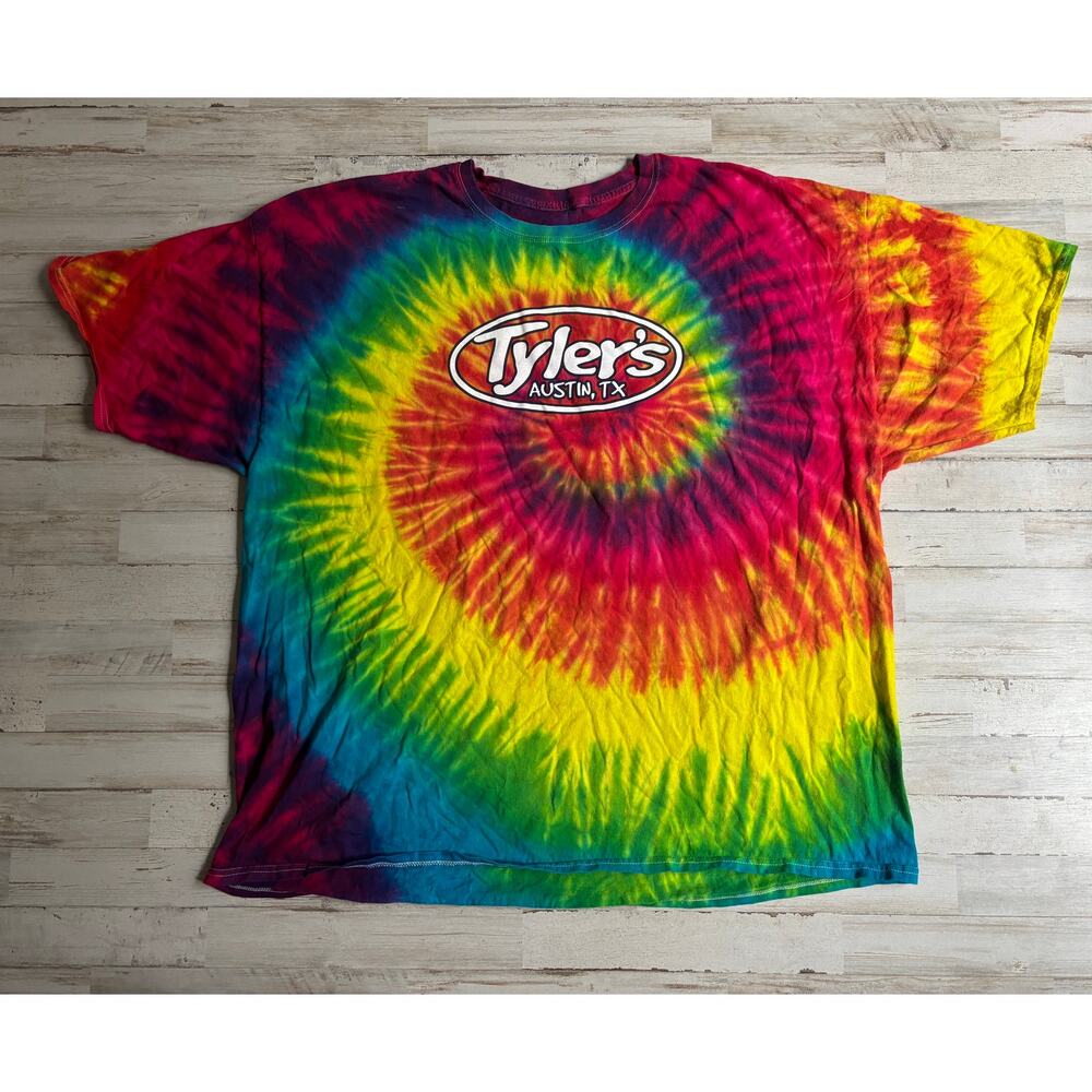 Tyler's Keep Austin Weird Tie Dye Tshirt Tee Lot sz XXL